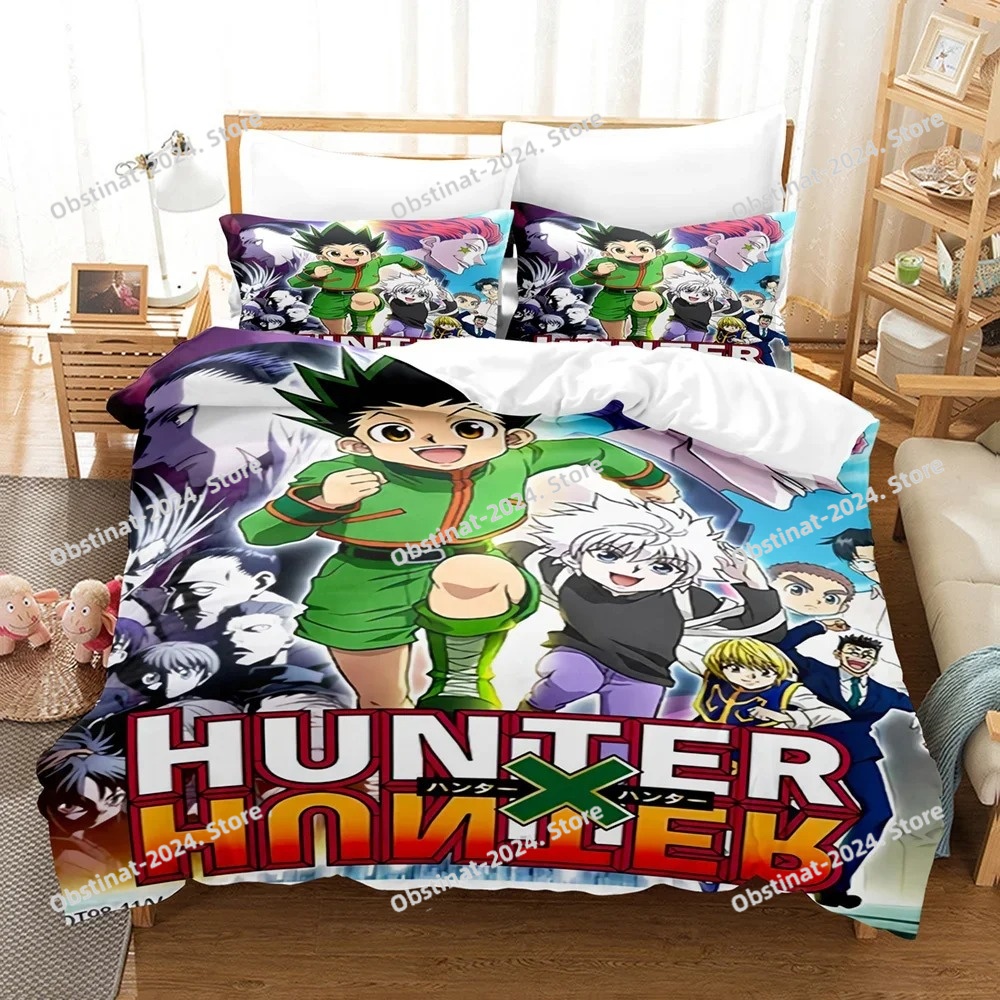 Linen Duvet Cover - New Hunter X Hunter Killua Bedding