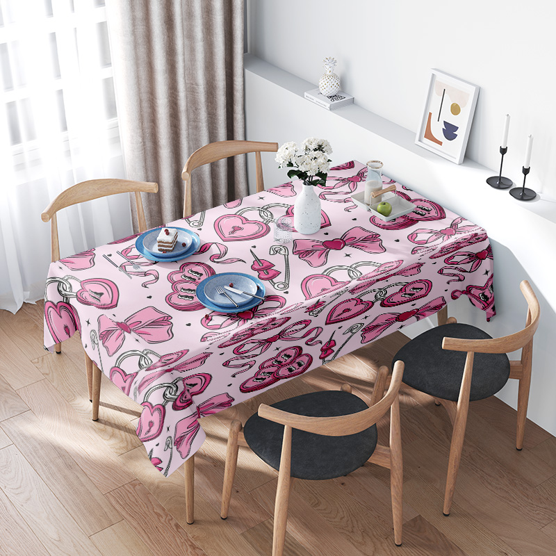 Floral Print Tablecloth Pink B - Home Textiles Today News recensione e prezzo