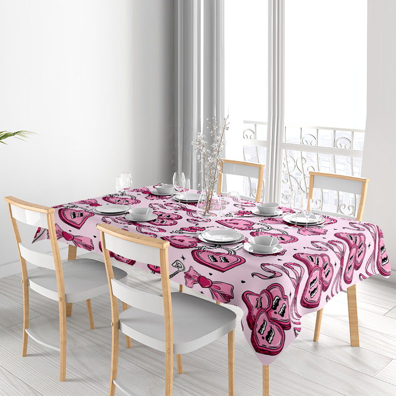 Floral Print Tablecloth Pink B - Home Textiles Today News recensione e prezzo