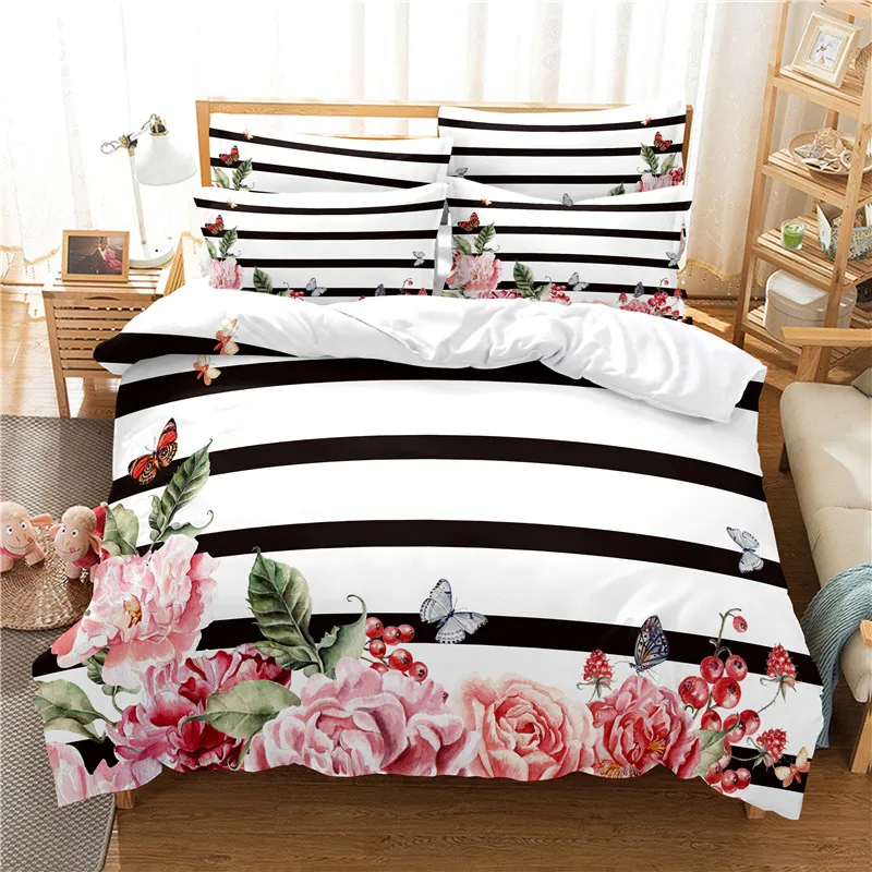 Flowers Bedding Set Duvet Cove - Linen Duvet Cover recensione e prezzo