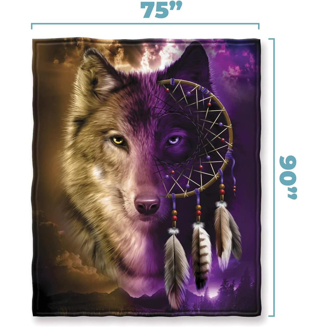 Dawhud Direct Wolf Dreamcatche - Home Textiles Direct recensione e prezzo
