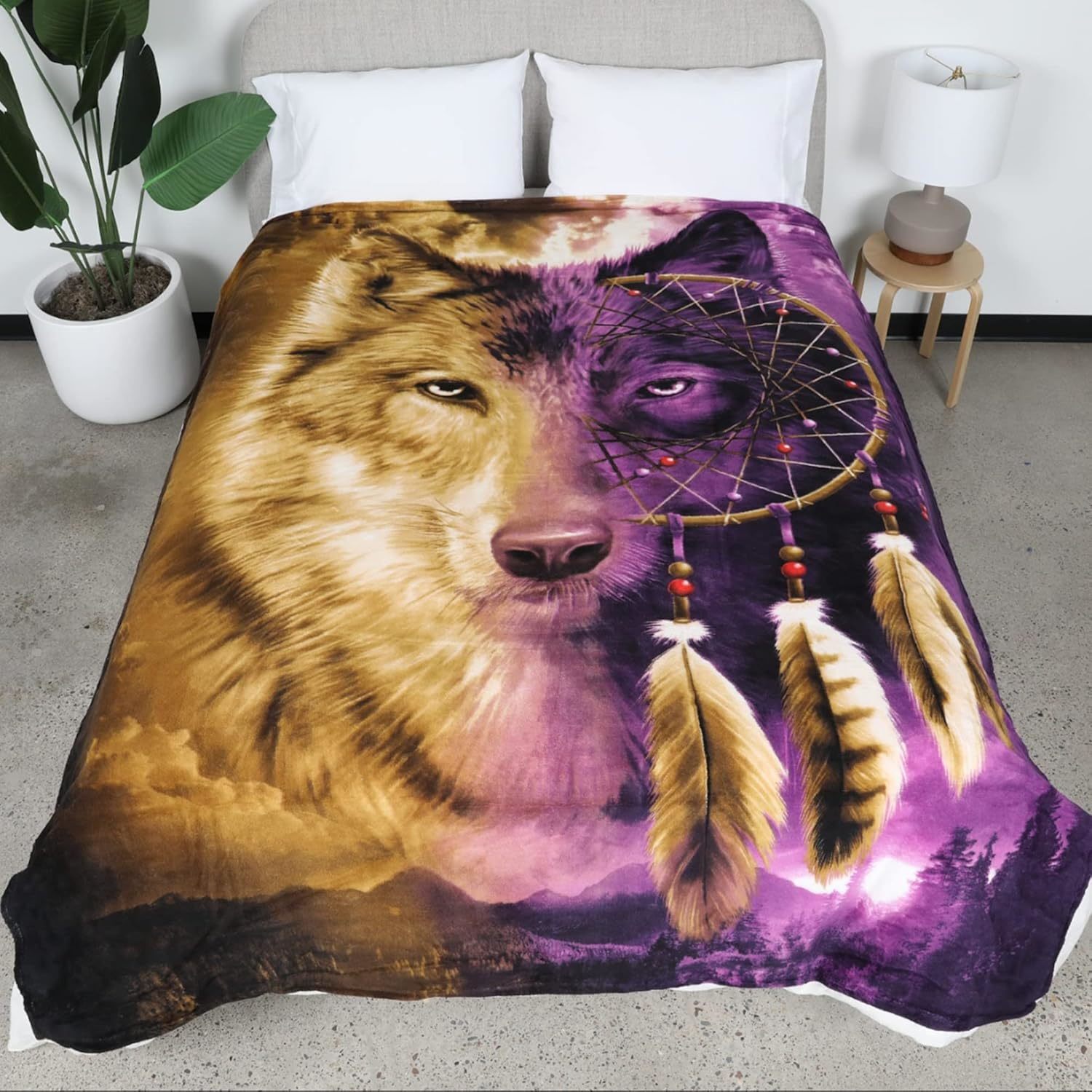 Dawhud Direct Wolf Dreamcatche - Home Textiles Direct recensione e prezzo