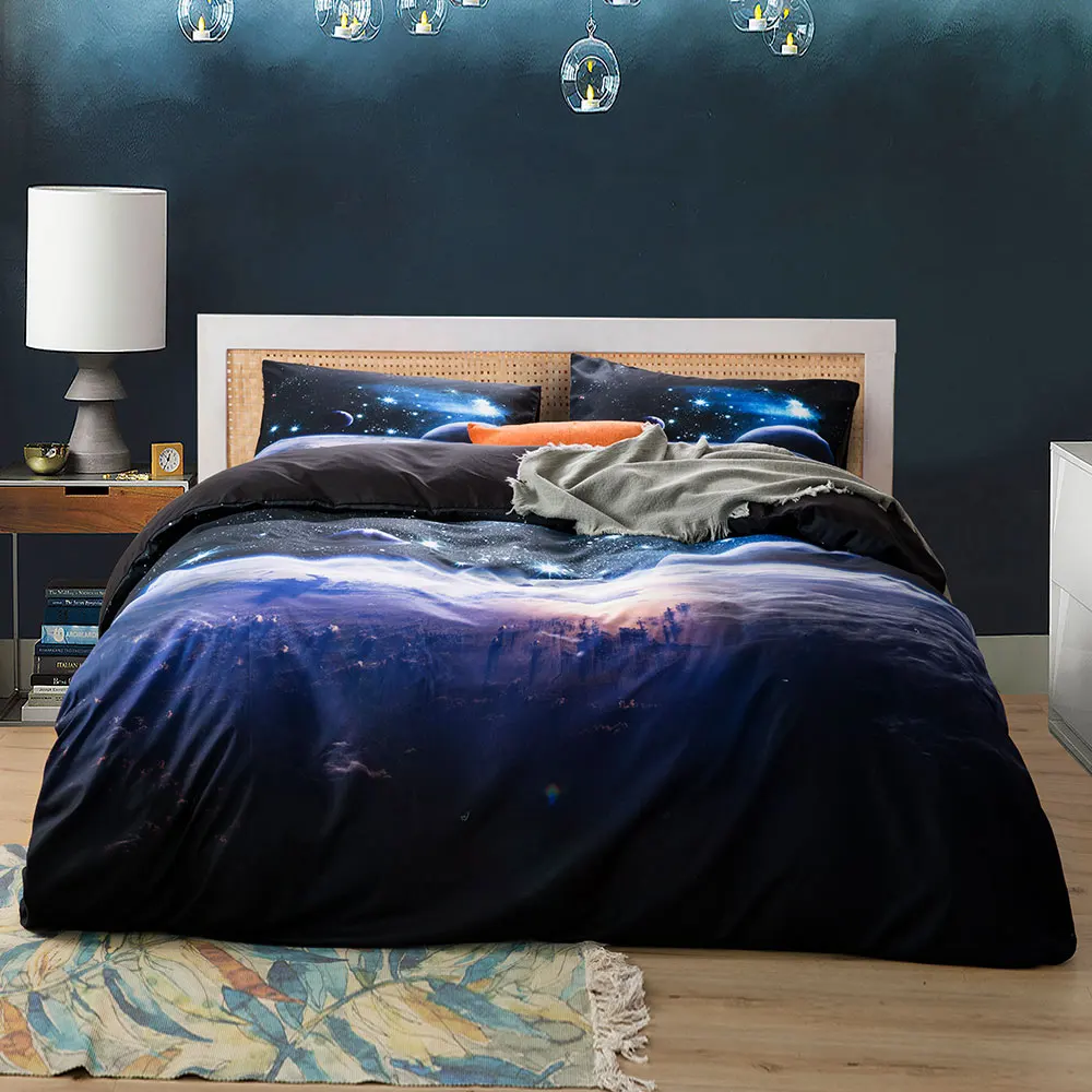 Space star 3d Galaxy Duvet Cov - Linen Duvet Cover recensione e prezzo