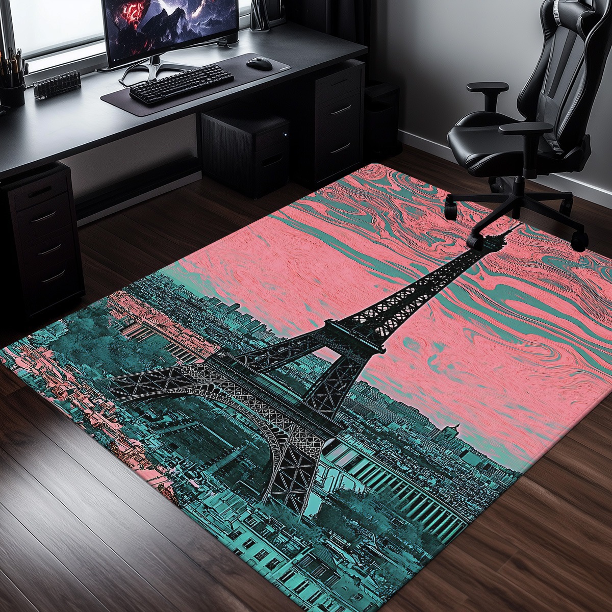 Crystal Velvet Rug Eiffel Towe - Home Textiles Paris recensione e prezzo
