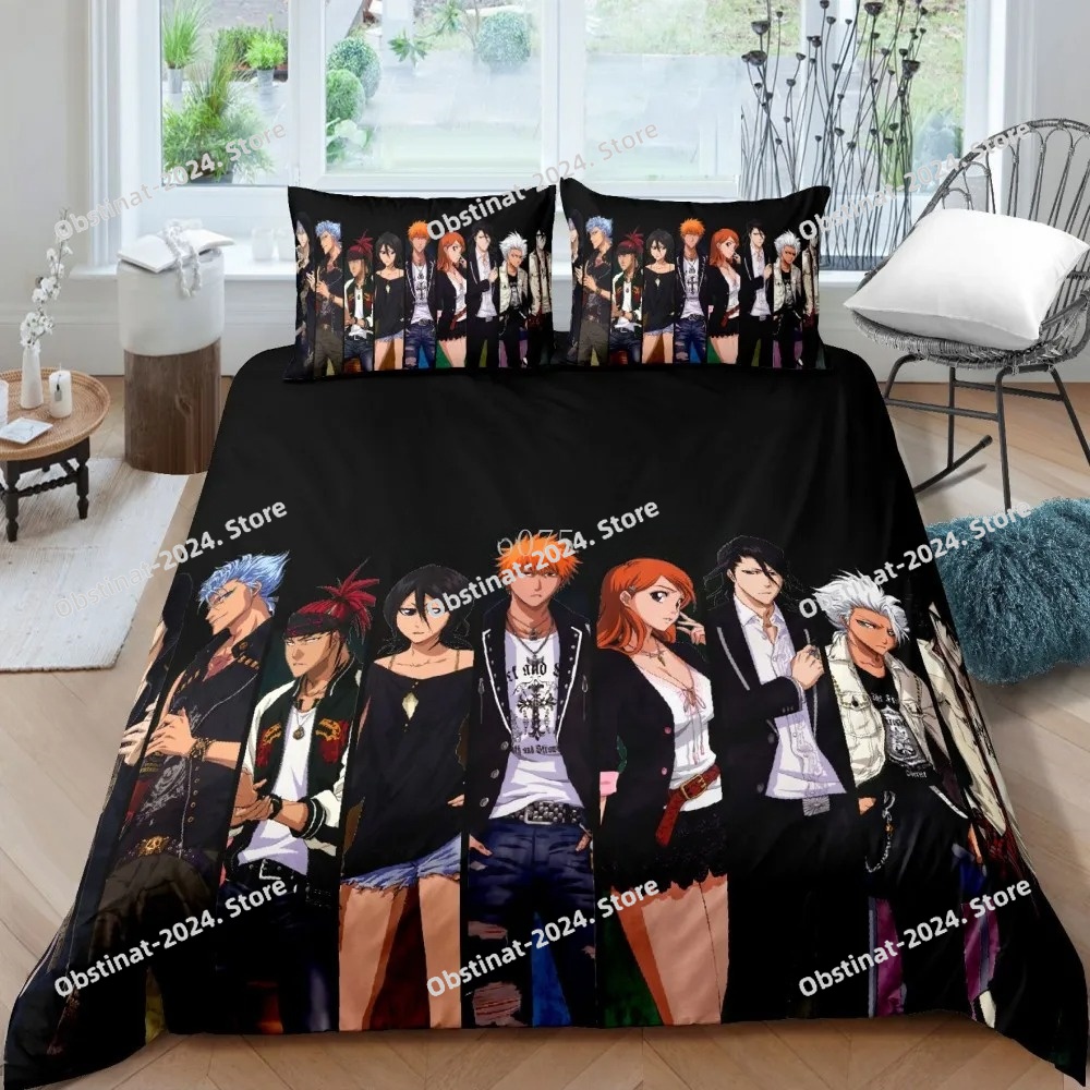 3D Bleach Kurosaki Ichigo Bedd - Linen Duvet Cover recensione e prezzo