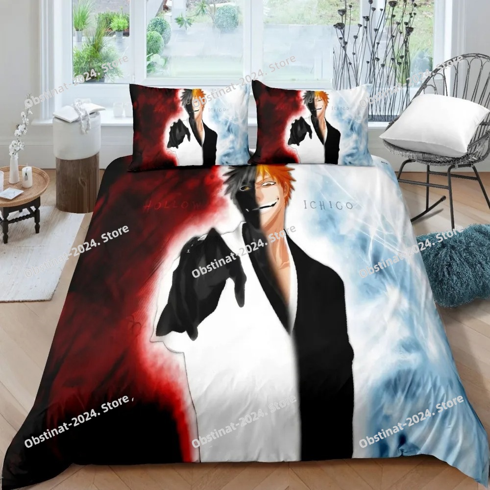3D Bleach Kurosaki Ichigo Bedd - Linen Duvet Cover recensione e prezzo