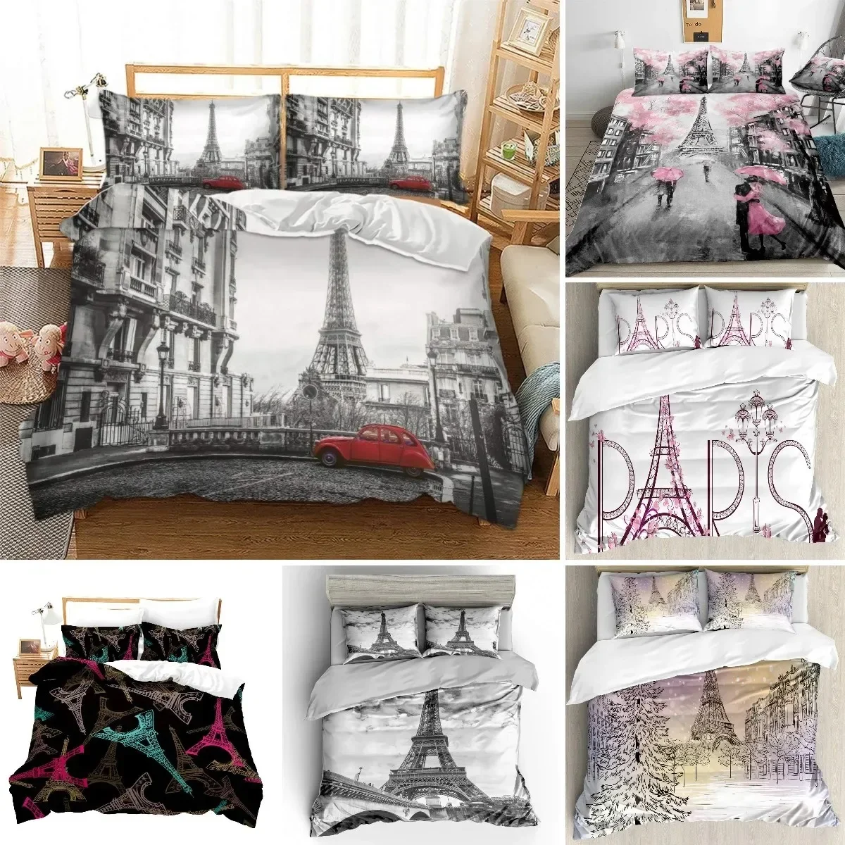 Eiffel Tower Paris Theme Comfo - Home Textiles Paris recensione e prezzo
