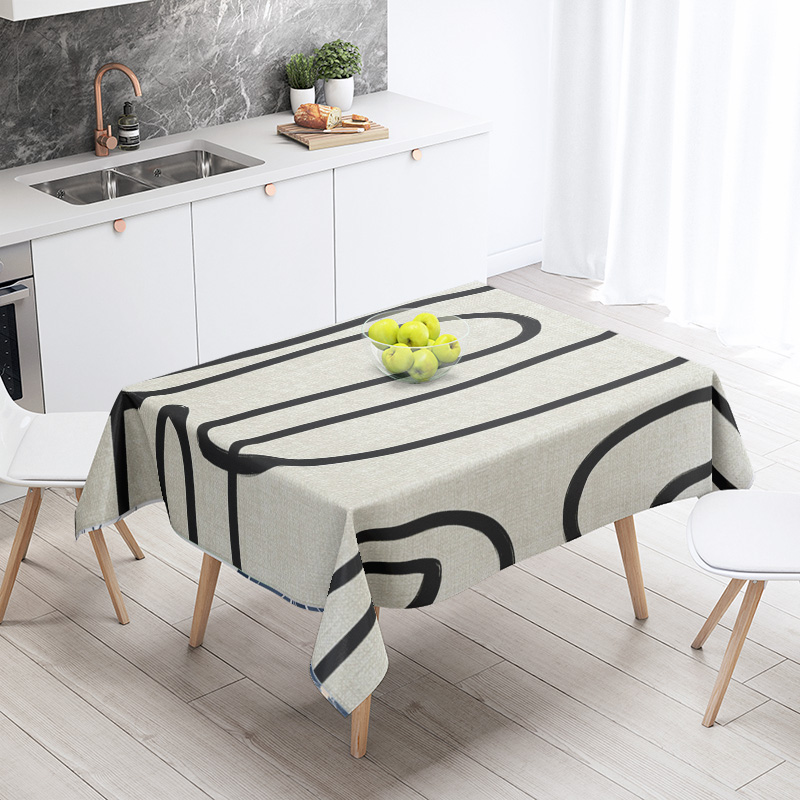 Nordic Minimalist Geometric Ta - Home Textiles Today News recensione e prezzo