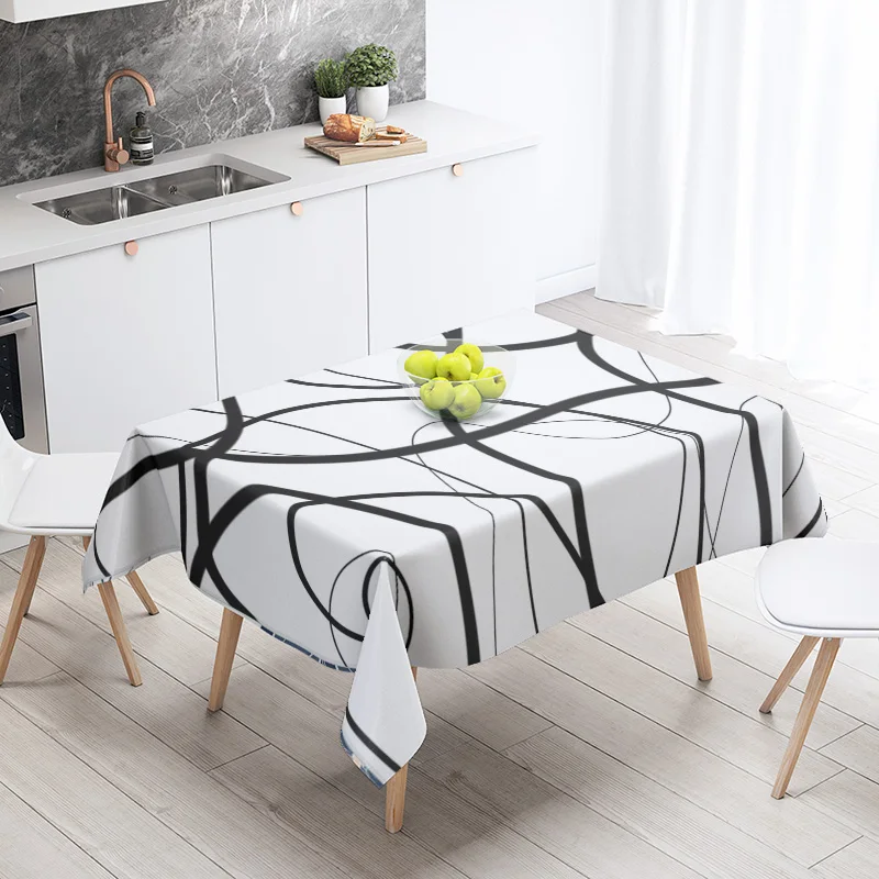 Nordic Minimalist Geometric Ta - Home Textiles Today News recensione e prezzo
