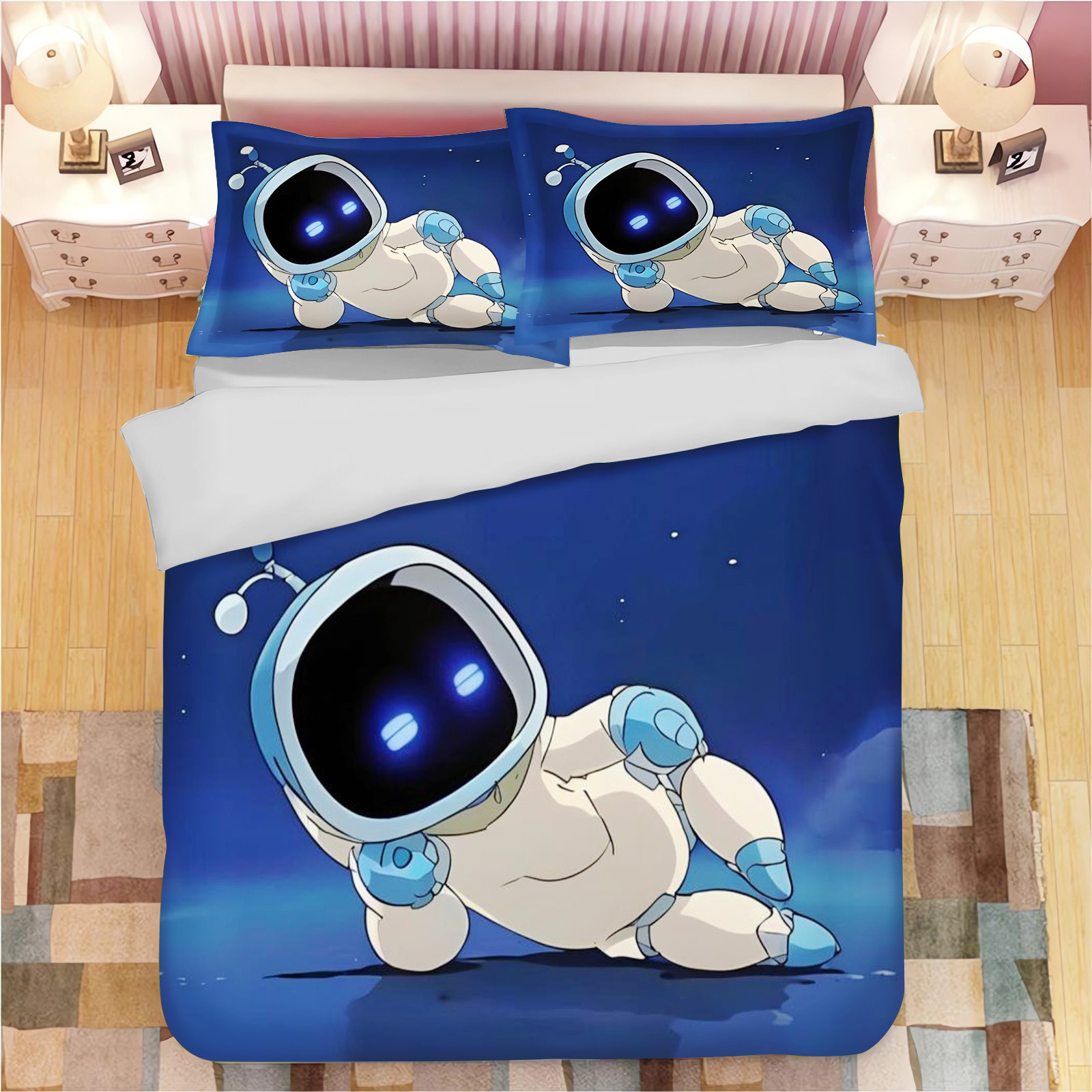 Print Cartoon Astro Bot Duvet  - Linen Duvet Cover recensione e prezzo