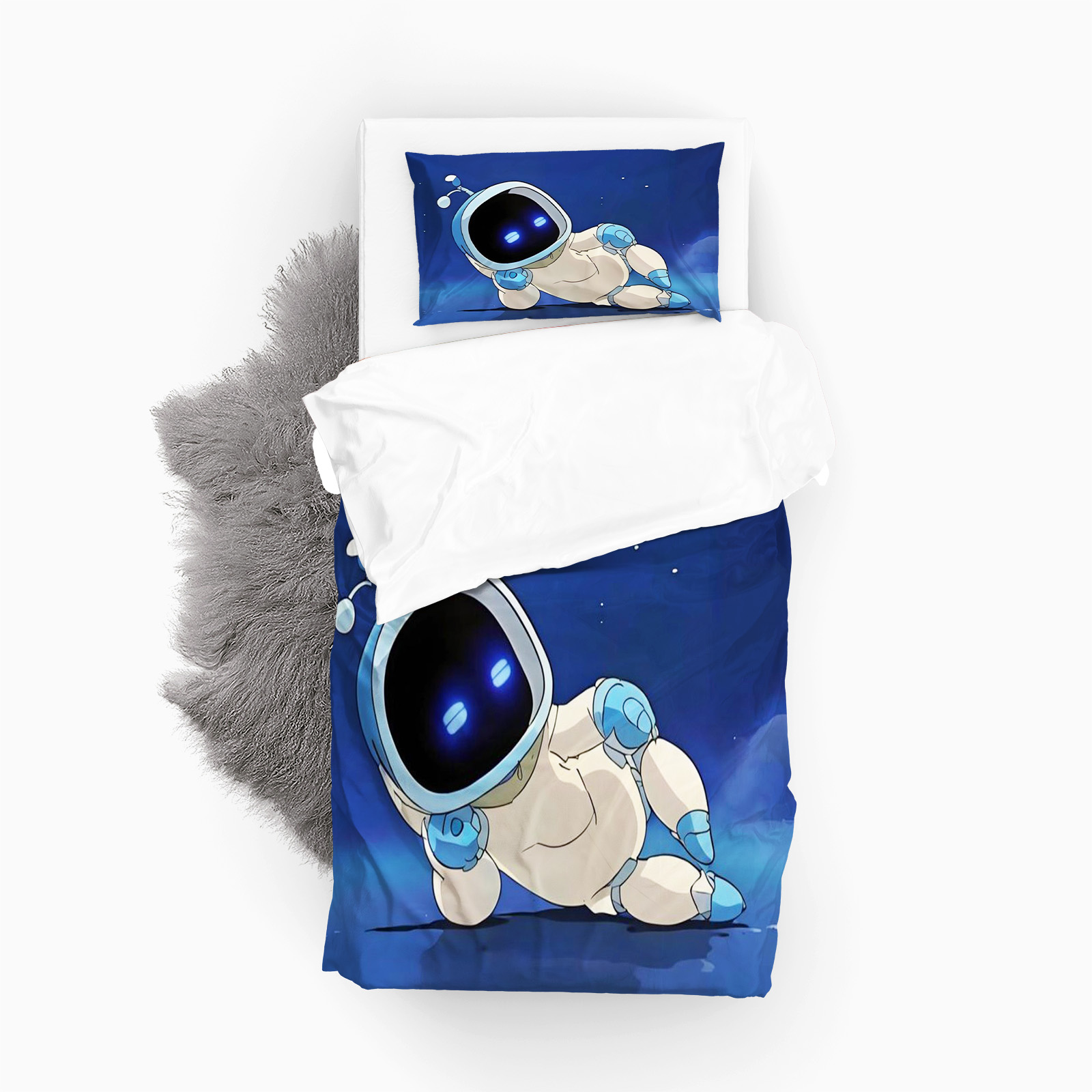 Print Cartoon Astro Bot Duvet  - Linen Duvet Cover recensione e prezzo