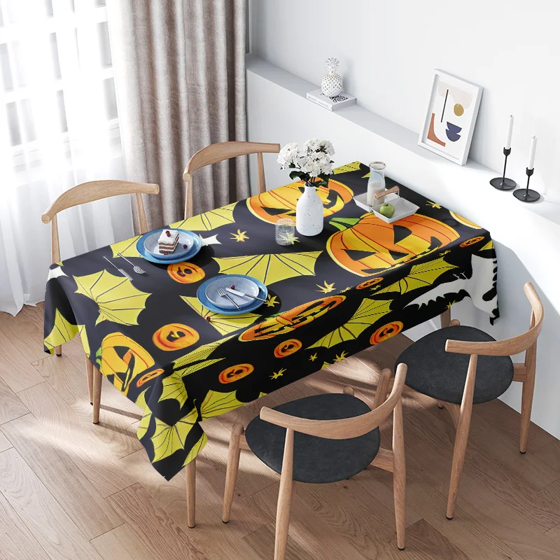 Halloween Tablecloth Spooky Pu - Home Textiles Today News recensione e prezzo