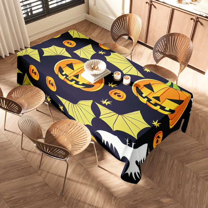 Halloween Tablecloth Spooky Pu - Home Textiles Today News recensione e prezzo
