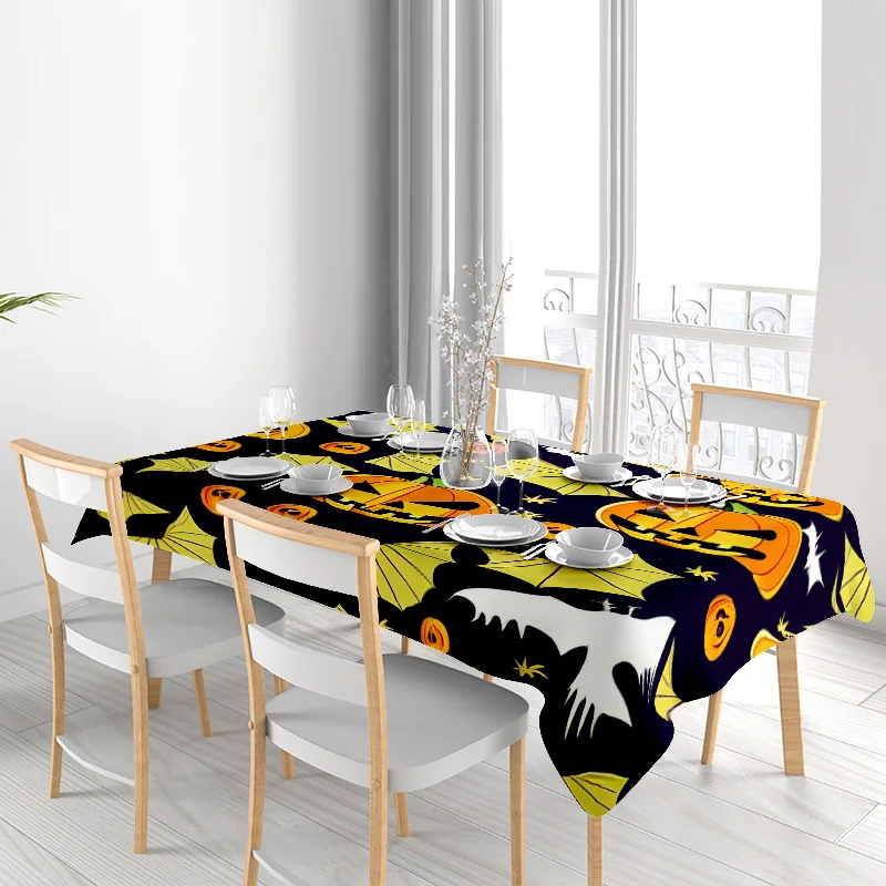 Halloween Tablecloth Spooky Pu - Home Textiles Today News recensione e prezzo