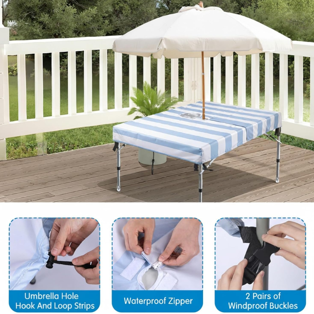 Outdoor Tablecloth with Umbrel - Home Textiles Today News recensione e prezzo