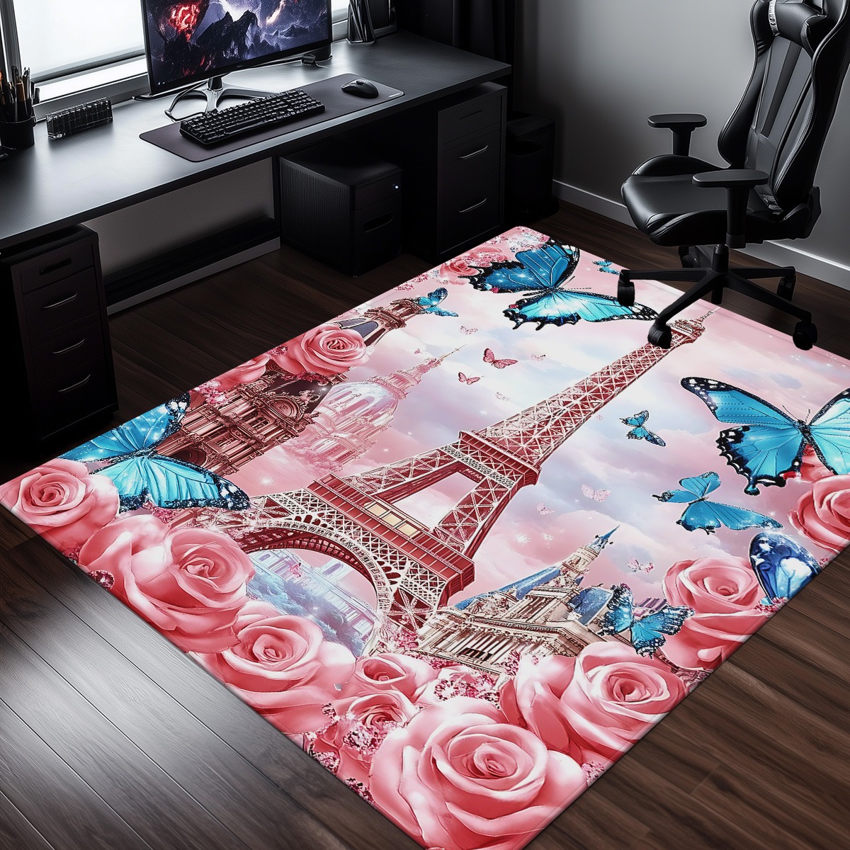 Romantic Paris Eiffel Tower Ro - Home Textiles Paris recensione e prezzo