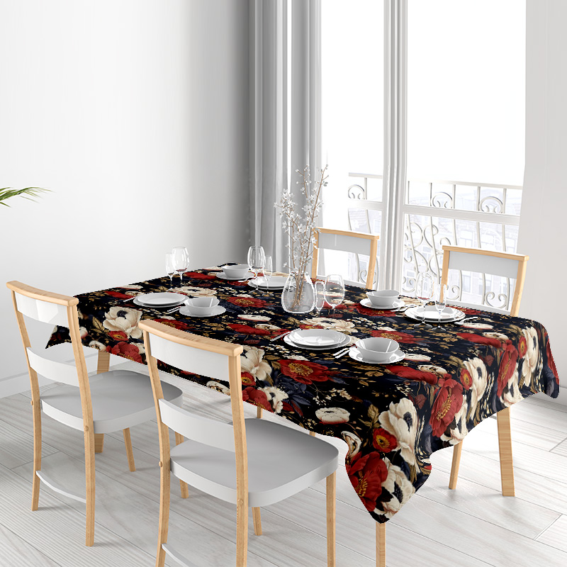 Vintage Floral Tablecloth with - Home Textiles Today News recensione e prezzo