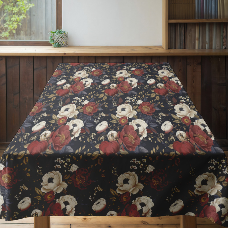 Vintage Floral Tablecloth with - Home Textiles Today News recensione e prezzo