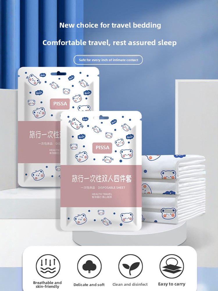 Disposable Hotel Bed Linen Set - Linen Duvet Cover recensione e prezzo