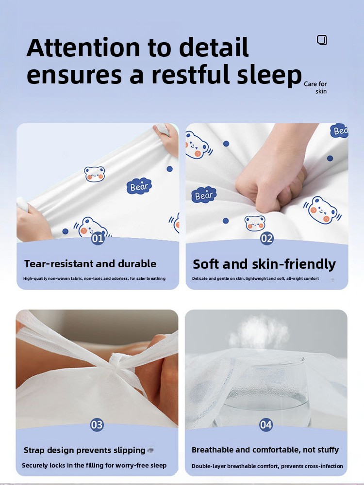 Disposable Hotel Bed Linen Set - Linen Duvet Cover recensione e prezzo