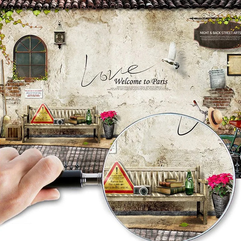 Papel De Parede 3D Custom Wall - Home Textiles Paris recensione e prezzo