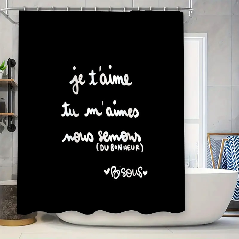 French Love Shower Curtain Rom - Home Textiles Paris recensione e prezzo