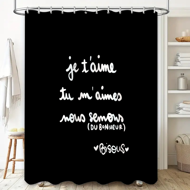 French Love Shower Curtain Rom - Home Textiles Paris recensione e prezzo