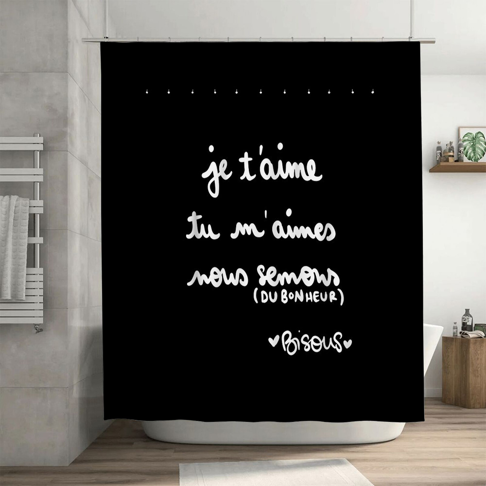 French Love Shower Curtain Rom - Home Textiles Paris recensione e prezzo