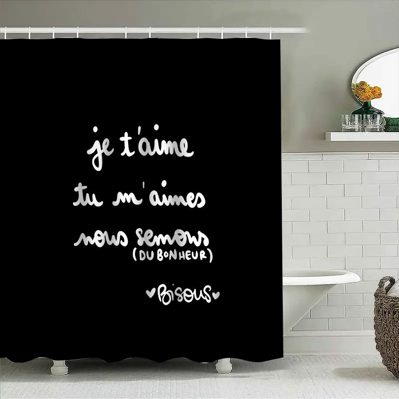 French Love Shower Curtain Rom - Home Textiles Paris recensione e prezzo