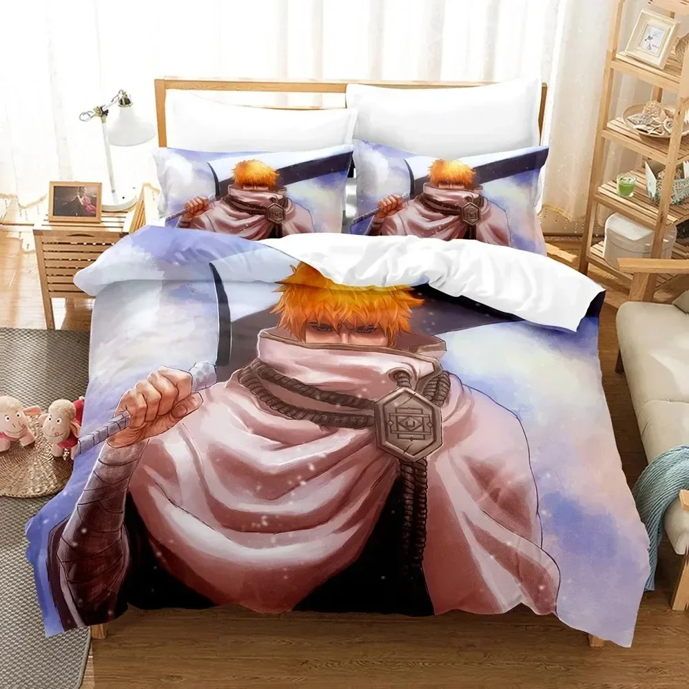 3D Print Anime Bleach Kurosaki - Linen Duvet Cover recensione e prezzo