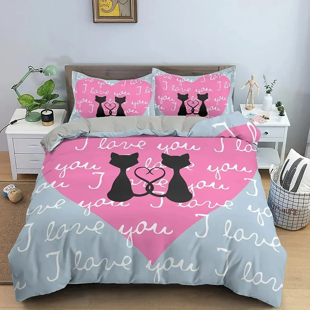3D Love Heart Duvet Cover Pari - Home Textiles Paris recensione e prezzo