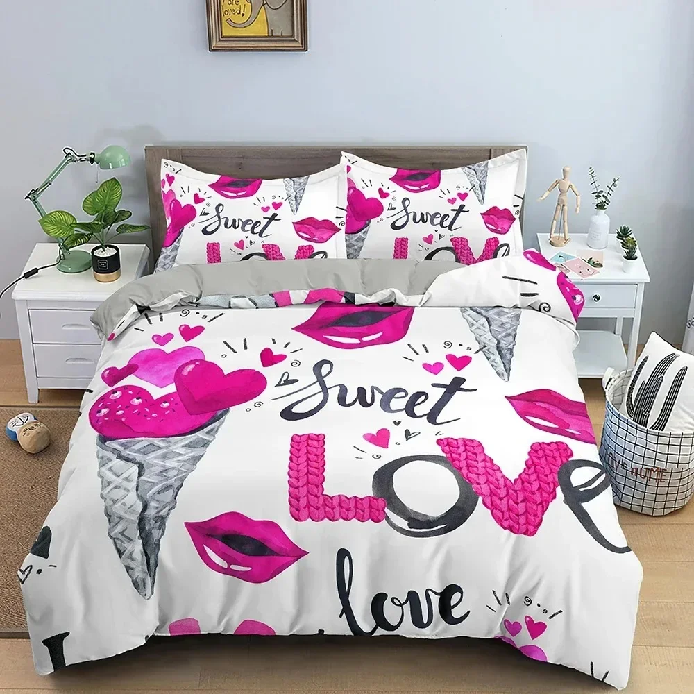3D Love Heart Duvet Cover Pari - Home Textiles Paris recensione e prezzo