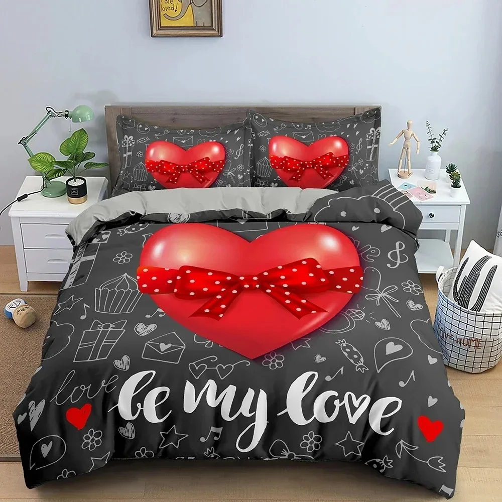 3D Love Heart Duvet Cover Pari - Home Textiles Paris recensione e prezzo