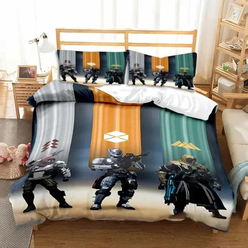 Game Destiny Printed Bed Set D - Linen Duvet Cover recensione e prezzo