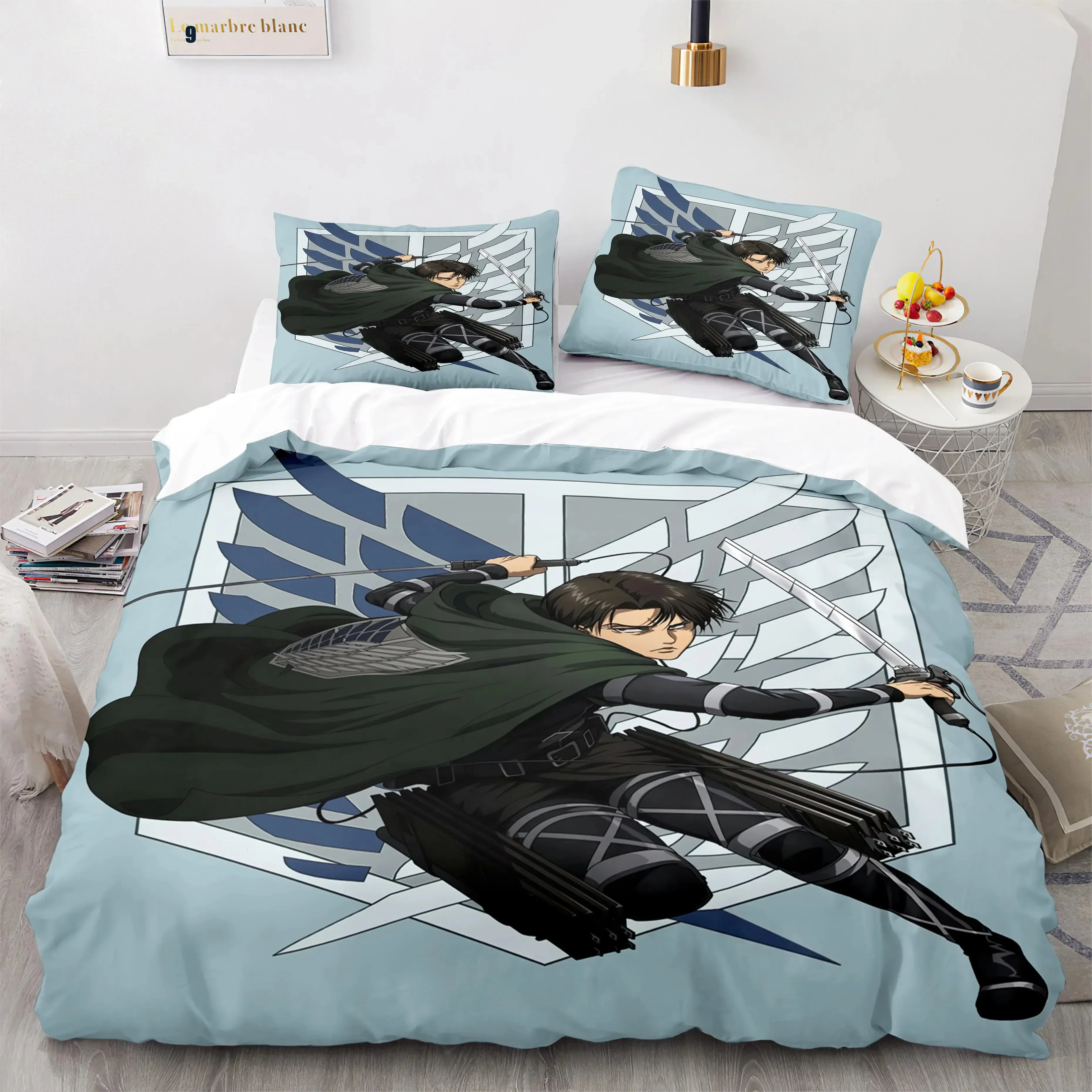 Anime Attack On Titan Home Tex - Linen Duvet Cover recensione e prezzo