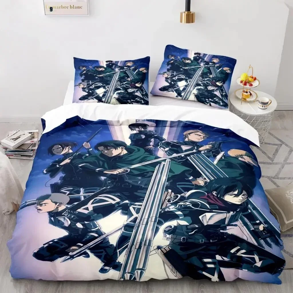 Anime Attack On Titan Home Tex - Linen Duvet Cover recensione e prezzo