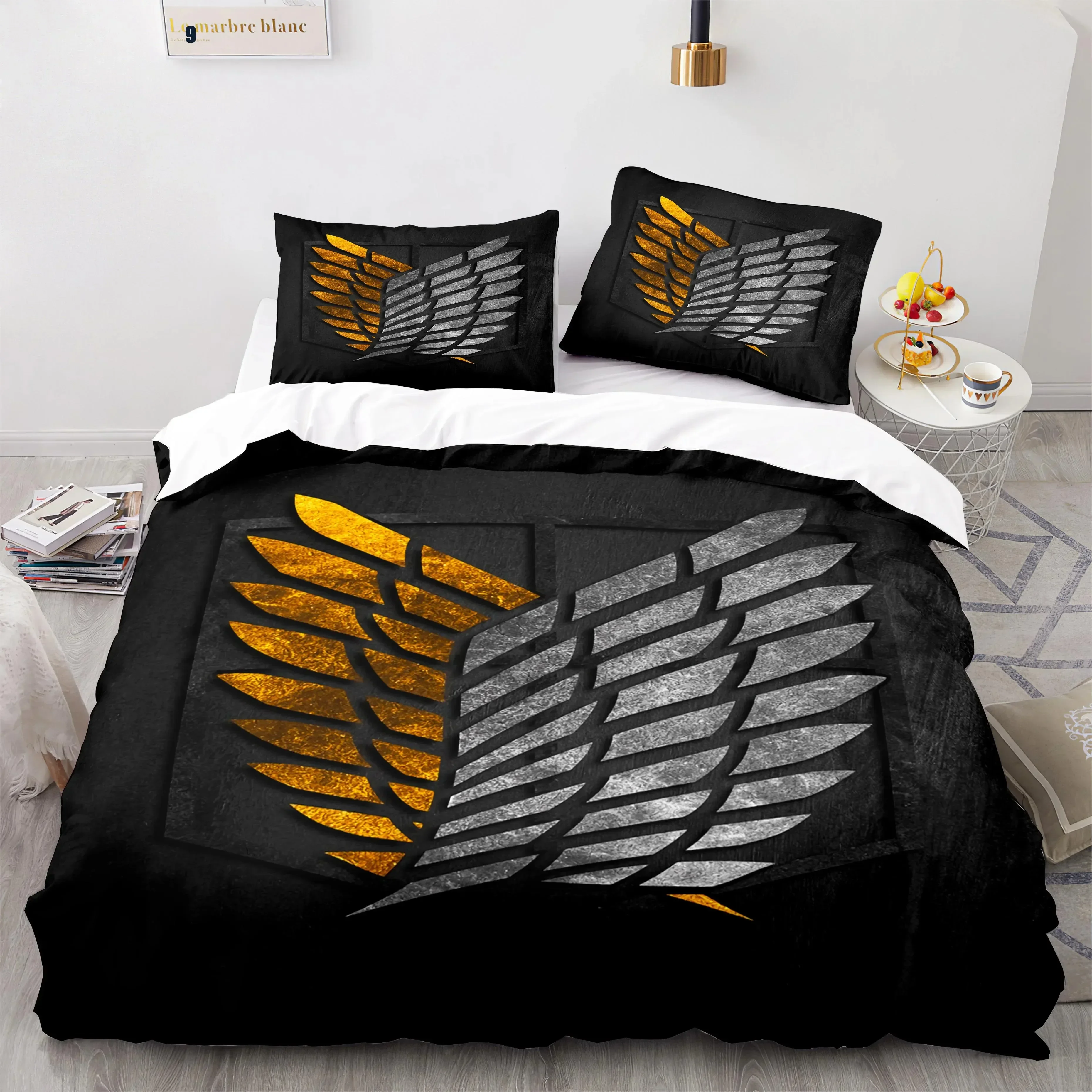 Anime Attack On Titan Home Tex - Linen Duvet Cover recensione e prezzo