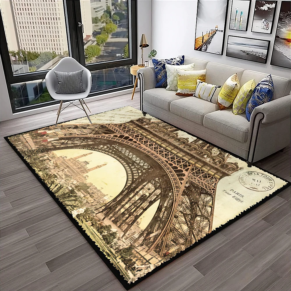 France Paris Eiffel Tower Retr - Home Textiles Paris recensione e prezzo