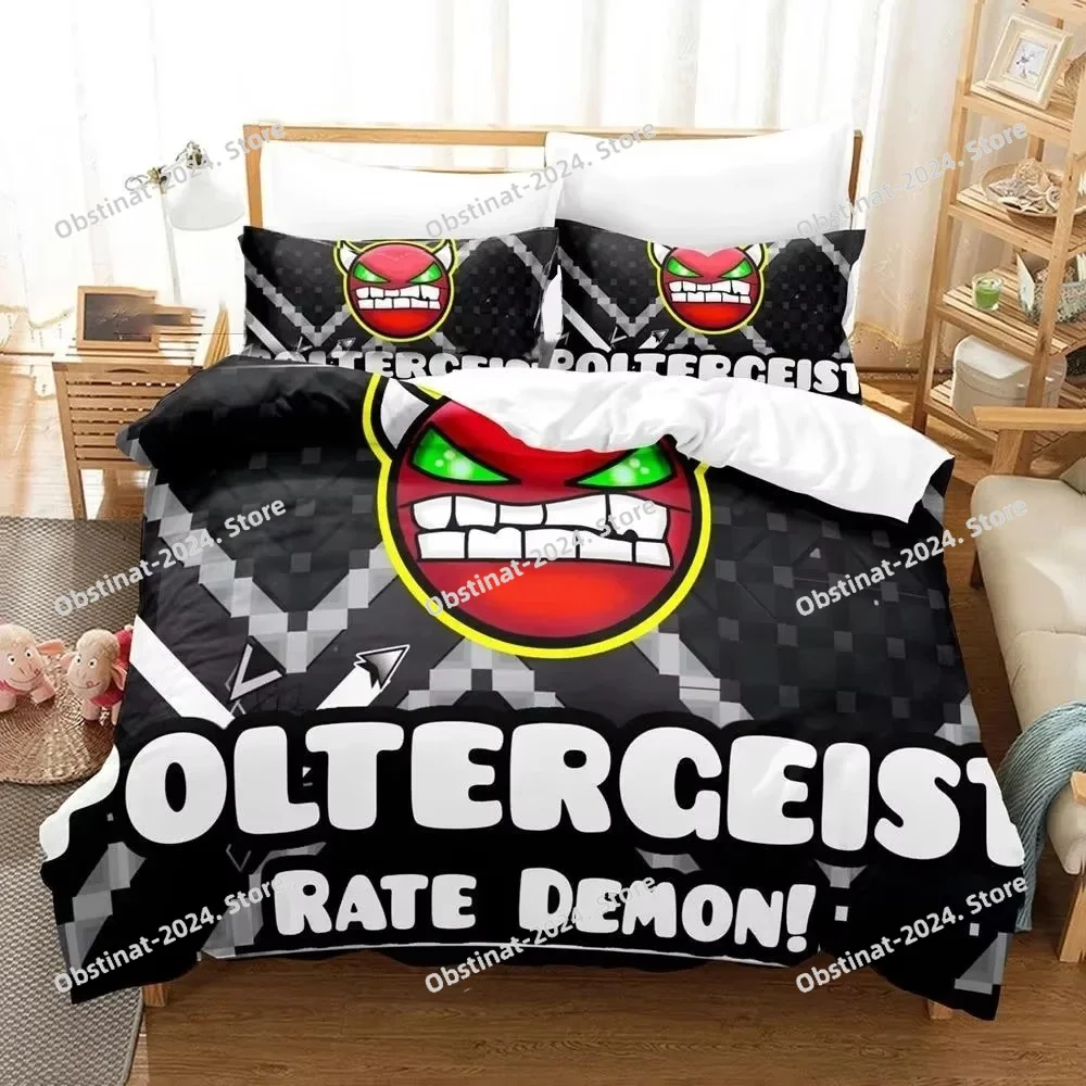 3D Print Cartoon Game Geometry - Linen Duvet Cover recensione e prezzo