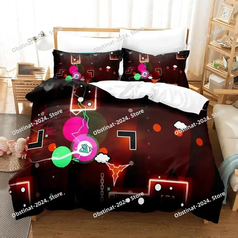 3D Print Cartoon Game Geometry - Linen Duvet Cover recensione e prezzo