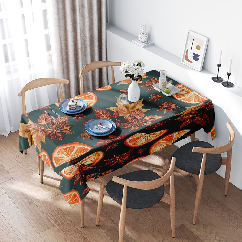Autumn Leaves Tablecloth Orang - Home Textiles Today News recensione e prezzo
