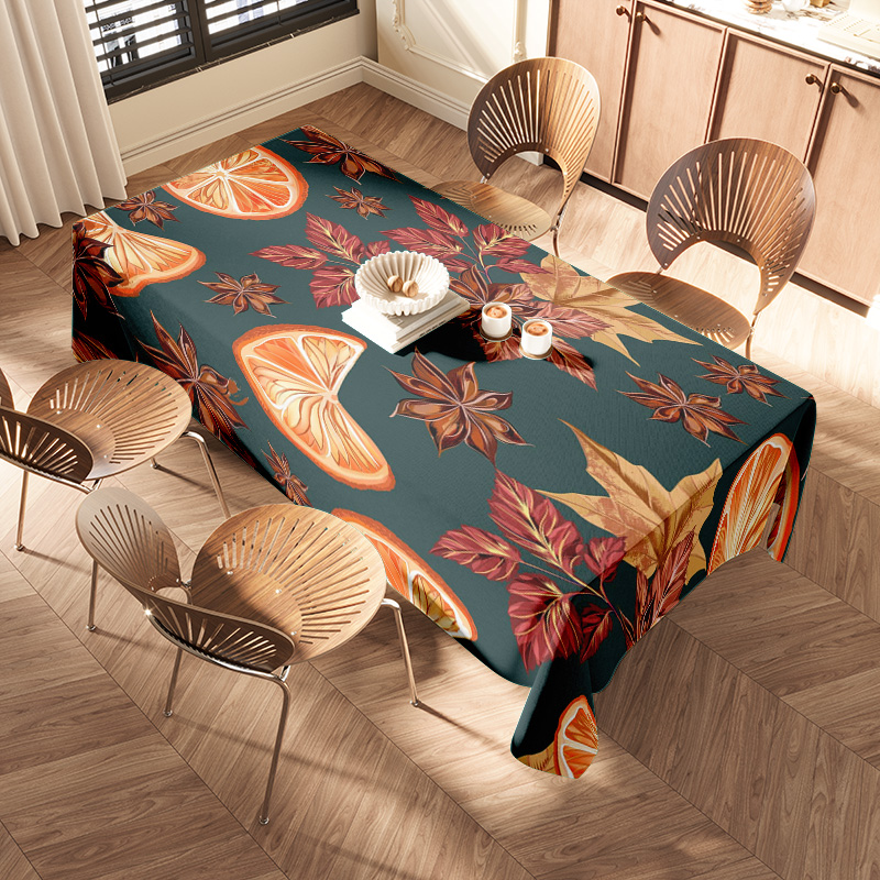 Autumn Leaves Tablecloth Orang - Home Textiles Today News recensione e prezzo