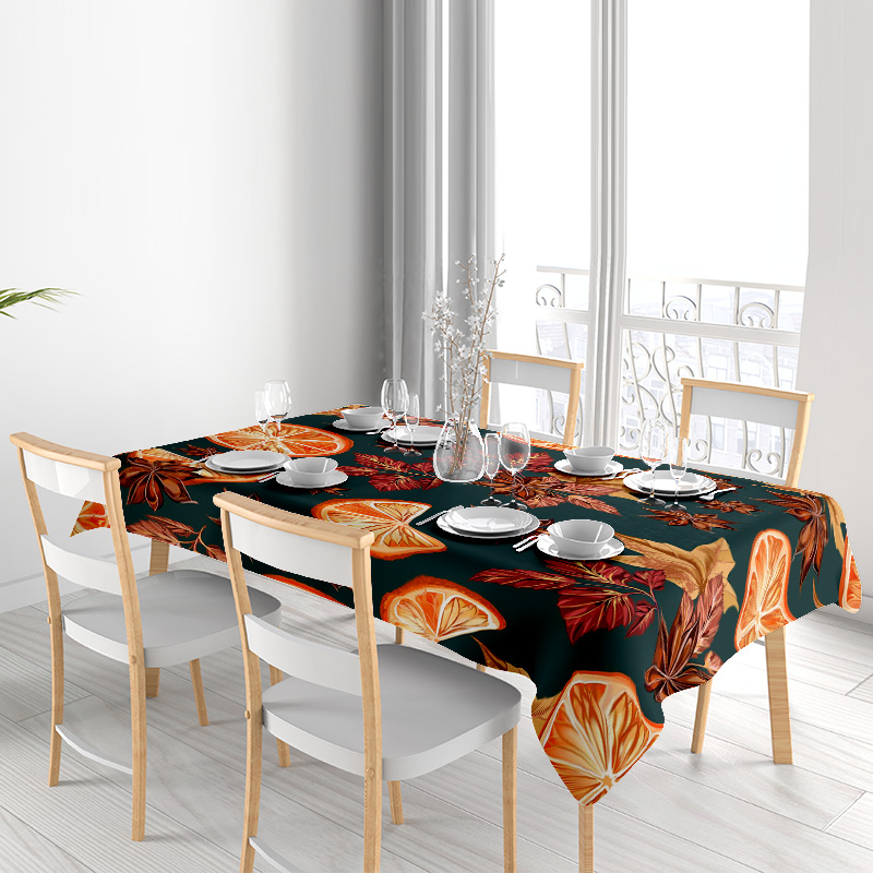 Autumn Leaves Tablecloth Orang - Home Textiles Today News recensione e prezzo
