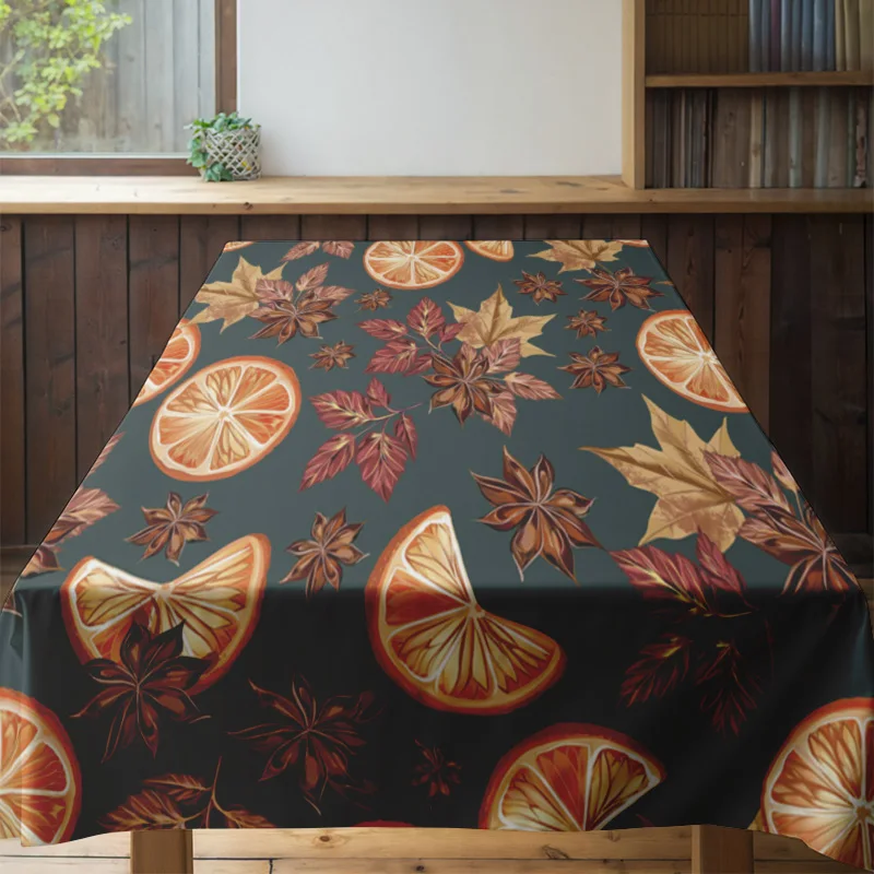 Autumn Leaves Tablecloth Orang - Home Textiles Today News recensione e prezzo