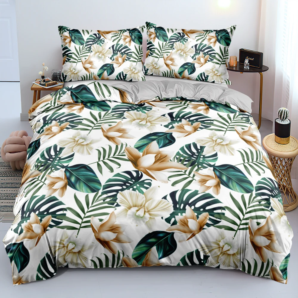 3D Design Flowers Duvet Cover  - Linen Duvet Cover recensione e prezzo