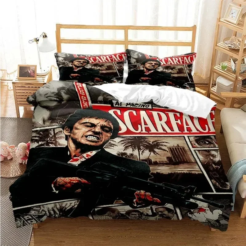 Tony Montana Scarfaces Printed - Linen Duvet Cover recensione e prezzo