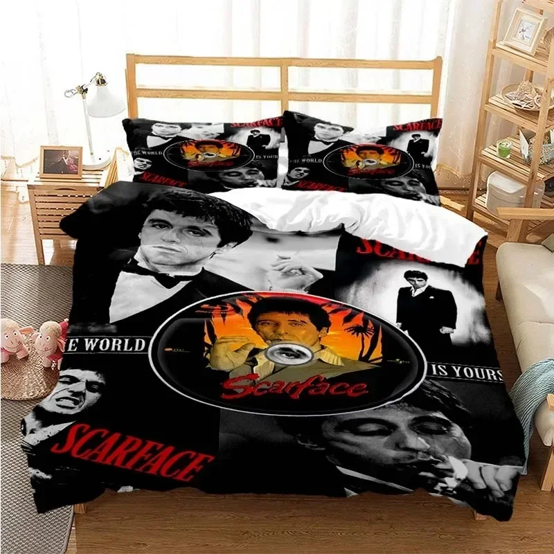 Tony Montana Scarfaces Printed - Linen Duvet Cover recensione e prezzo