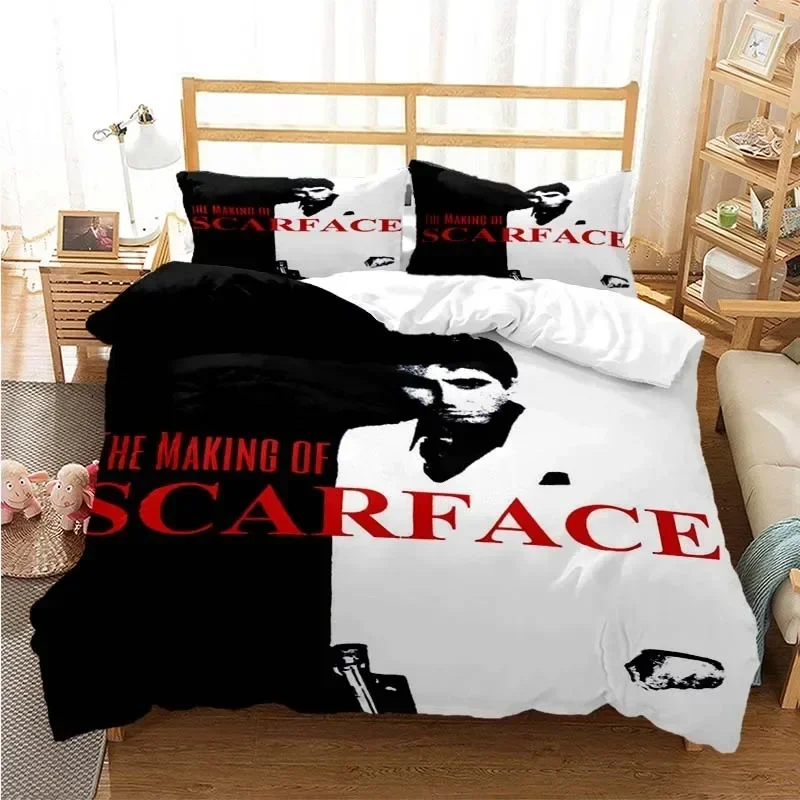 Tony Montana Scarfaces Printed - Linen Duvet Cover recensione e prezzo