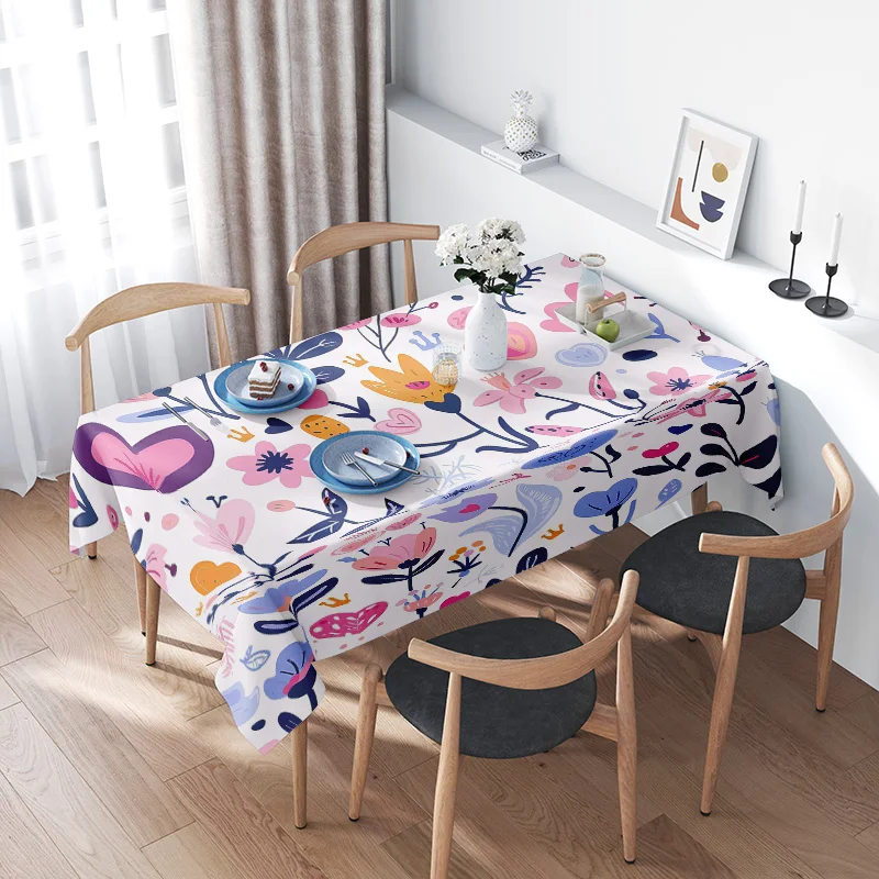 Vibrant Floral Tablecloth with - Home Textiles Today News recensione e prezzo
