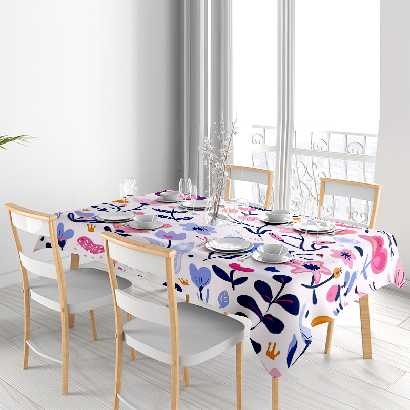Vibrant Floral Tablecloth with - Home Textiles Today News recensione e prezzo
